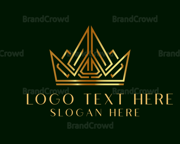 Gold Luxury Crown Logo | BrandCrowd Logo Maker