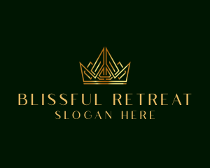 Gold Luxury Crown Logo