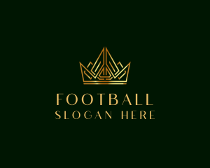 Gold Luxury Crown Logo