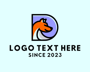 Gaming Fox Letter D Logo