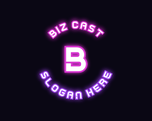 Bright Neon Nightclub Logo