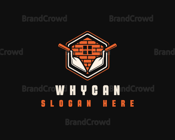 Window Brick Trowel Logo