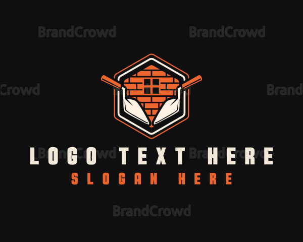 Window Brick Trowel Logo