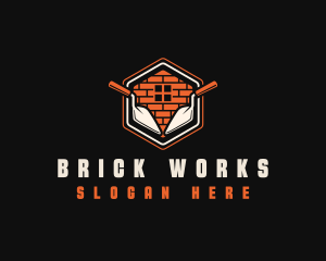Brick - Window Brick Trowel logo design