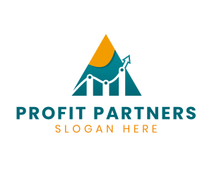 Financial Graph Business logo design