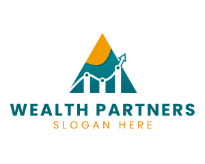 Financial Graph Business logo design