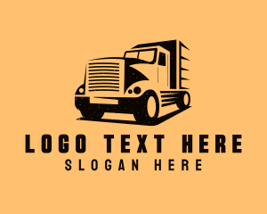 Transport Truck Vehicle Logo