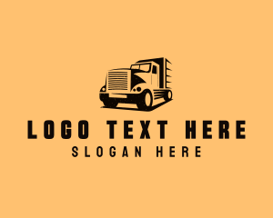 Transportation - Transport Truck Vehicle logo design
