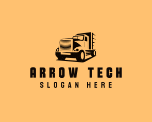 Transport Truck Vehicle logo design