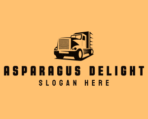 Transport Truck Vehicle logo design