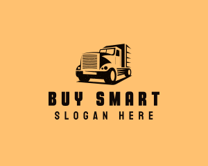 Transport Truck Vehicle logo design