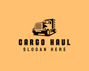 Transport Truck Vehicle logo design