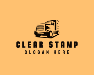 Transport Truck Vehicle logo design