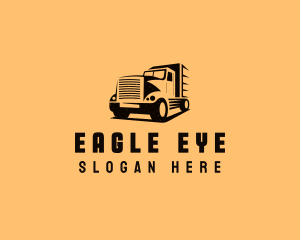 Transport Truck Vehicle logo design