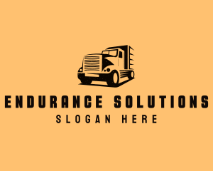 Transport Truck Vehicle logo design