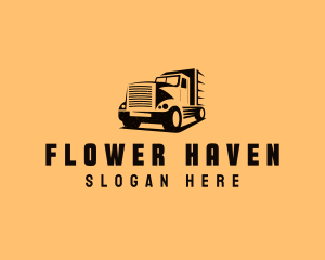 Transport Truck Vehicle logo design