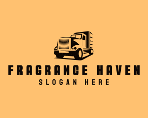 Transport Truck Vehicle logo design