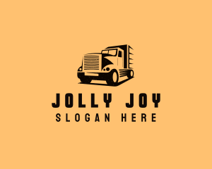 Transport Truck Vehicle logo design