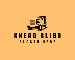 Transport Truck Vehicle logo design