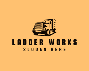 Transport Truck Vehicle logo design