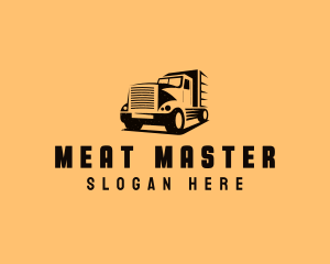 Transport Truck Vehicle logo design