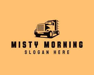 Transport Truck Vehicle logo design