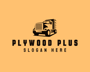 Transport Truck Vehicle logo design