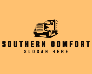 Transport Truck Vehicle logo design