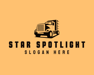 Transport Truck Vehicle logo design