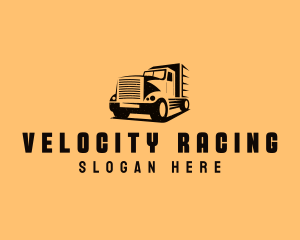 Transport Truck Vehicle logo design