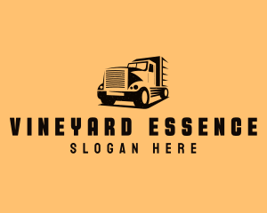 Transport Truck Vehicle logo design