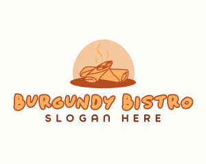 Fried Spring Roll logo design