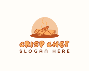 Fried Spring Roll logo design