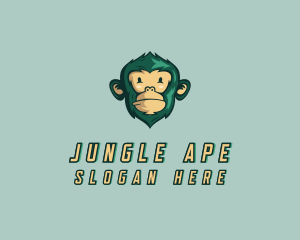 Ape - Ape Monkey Gaming logo design