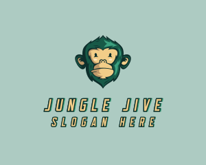 Monkey - Ape Monkey Gaming logo design