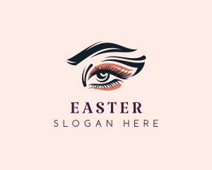 Eyelash - Female Beauty Makeup logo design