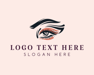 Lashes - Female Beauty Makeup logo design