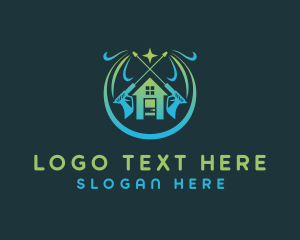 House Pressure Washing  logo design