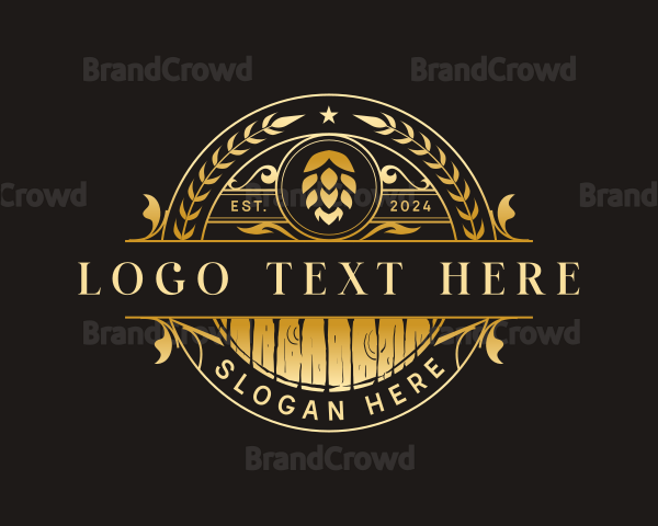 Luxury Barrel Brewery Logo