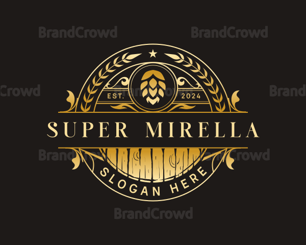 Luxury Barrel Brewery Logo