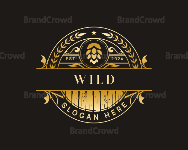 Luxury Barrel Brewery Logo