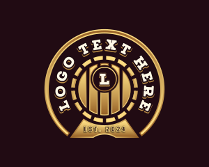 Wine - Deluxe Barrel Brewery logo design