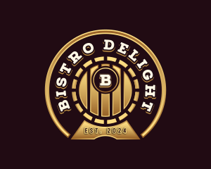 Deluxe Barrel Brewery logo design