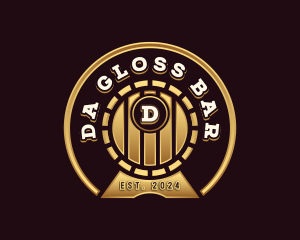 Deluxe Barrel Brewery logo design