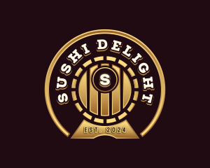 Deluxe Barrel Brewery logo design