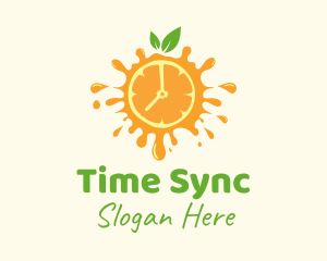 Orange Juice Time logo design