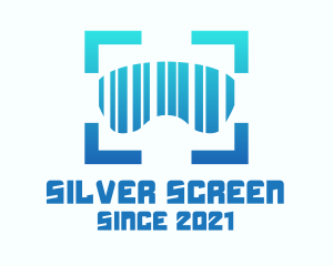 Diving - Barcode VR Goggles logo design