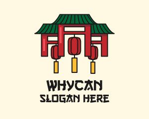 Roof - Asian House Temple logo design