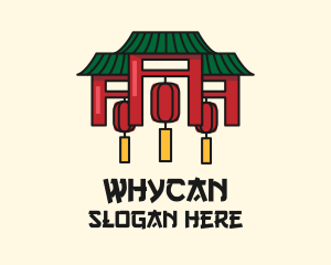 South Korea - Asian House Temple logo design