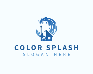 Power Wash House Cleaning logo design